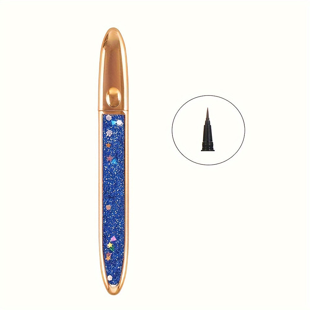 2-in-1 selbstklebender Eyeliner Stift-Luxus goldenes Design