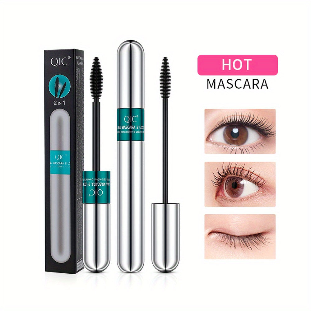 2-in-1 Doppelkopf-Mascara – Wasserfest & Volumengebend