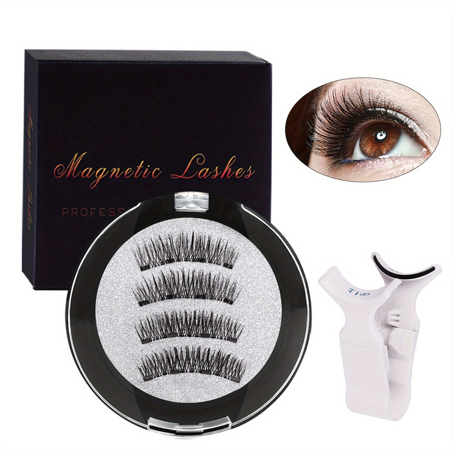 Magnetische False Lashes Kit - wiederverwendbar mit Applikator