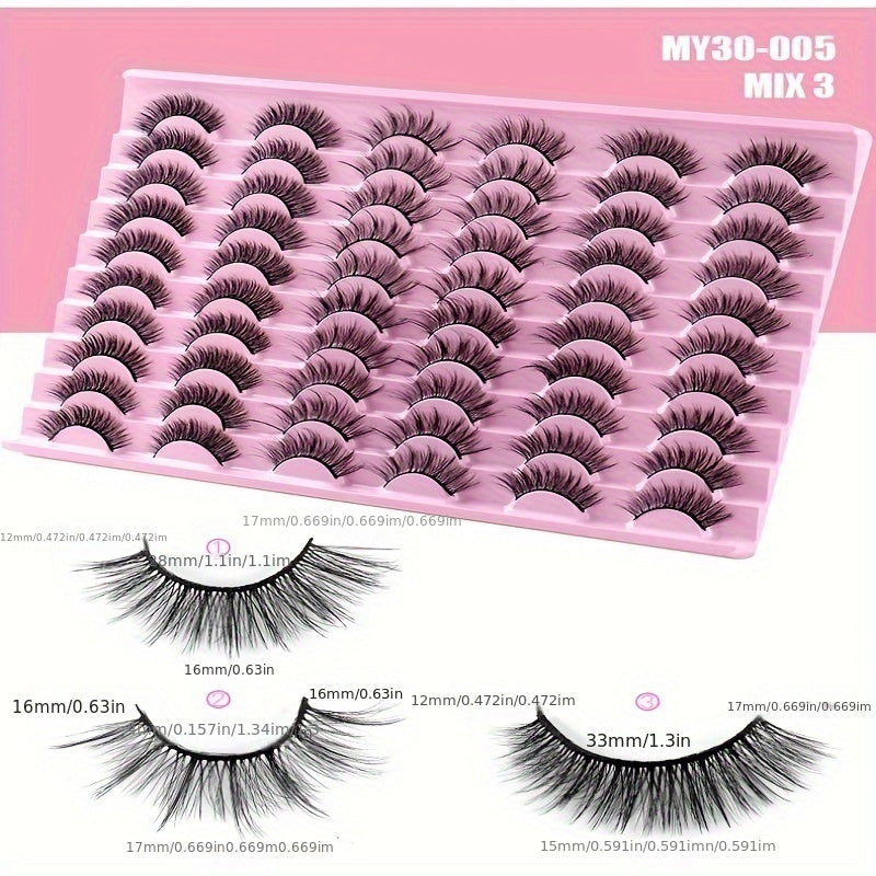 30 Paar Wispy Peitschen