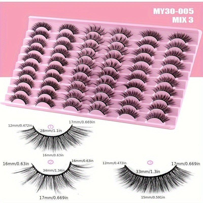 30 Paar Wispy Peitschen