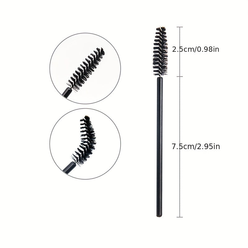 25 pcs Wimpernbürstenset - Flexible Mascara -Zauberstäbe