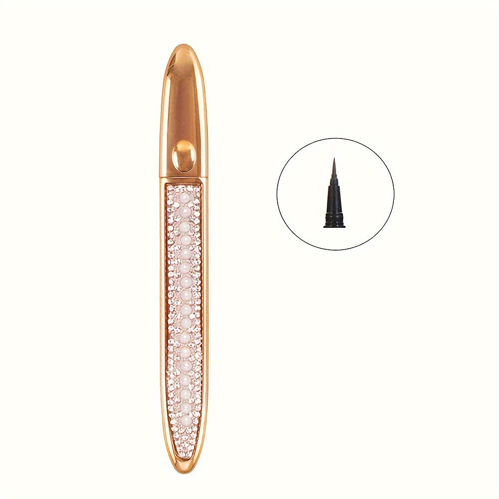 2-in-1 selbstklebender Eyeliner Stift-Luxus goldenes Design