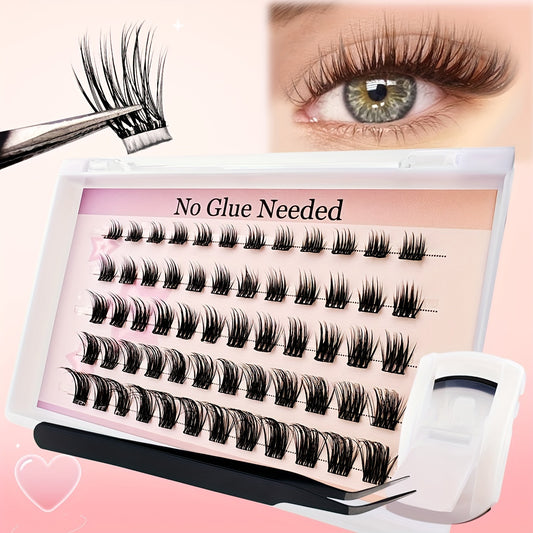 60pcs selbstkluster Cluster-Wimpern-wiederverwendbares DIY-Kit