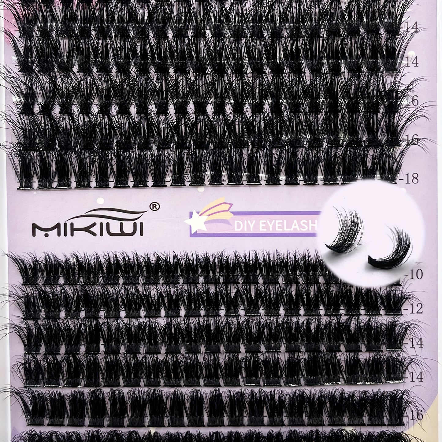 Mikiwilash DIY Lash Extension Kit-flauschiger D-Curl