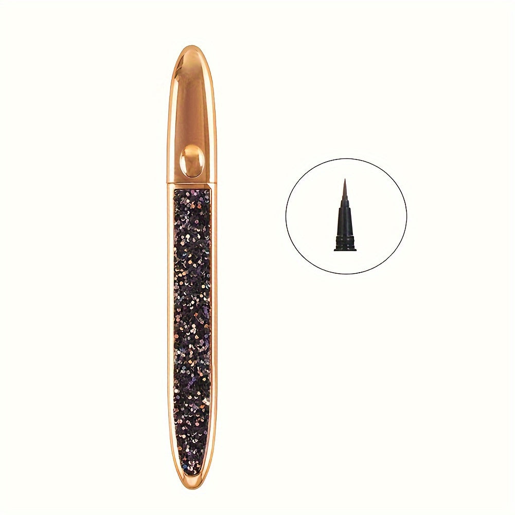 2-in-1 selbstklebender Eyeliner Stift-Luxus goldenes Design