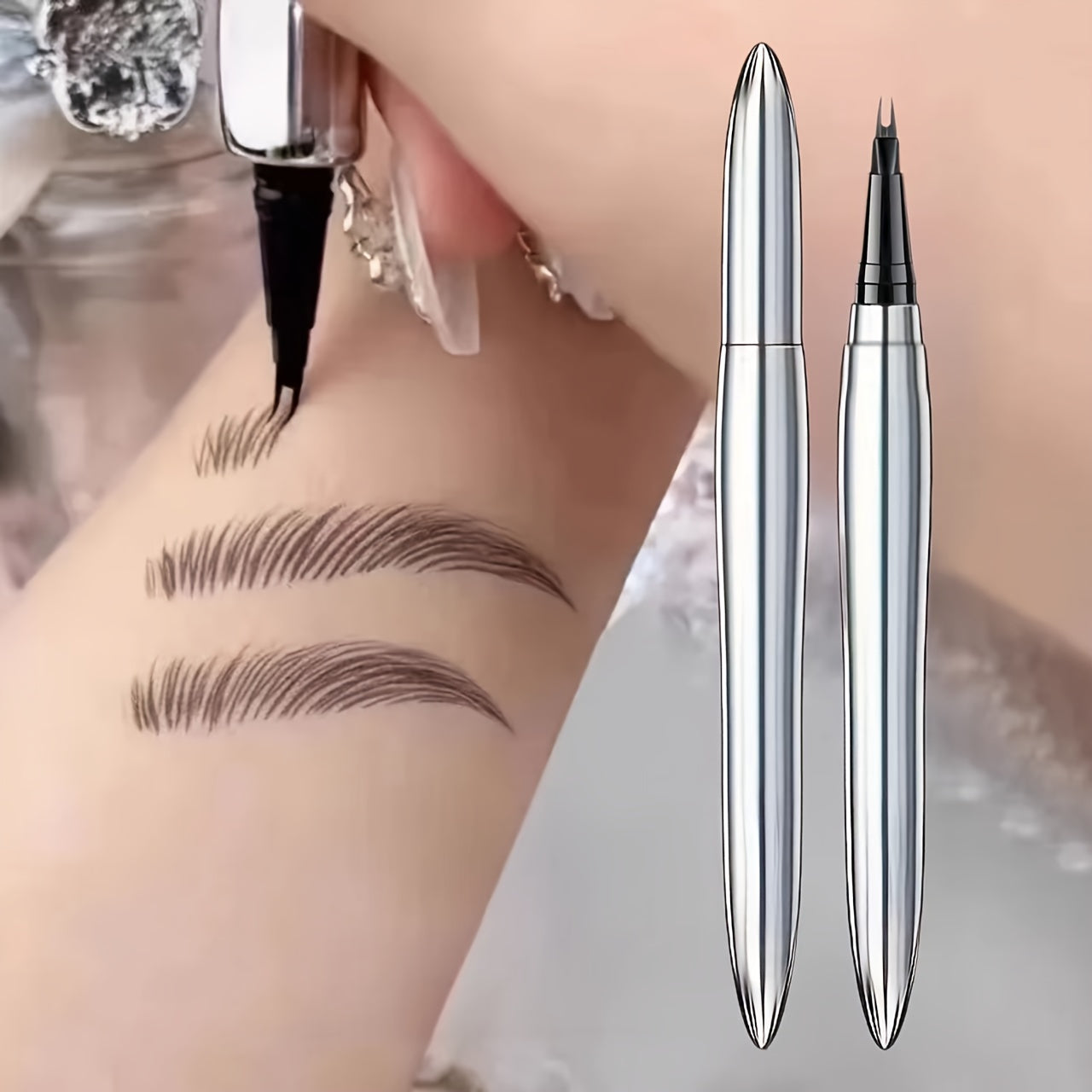 Wasserdichtes Dual Gabel Eyebrow Stift-langlebige Definition