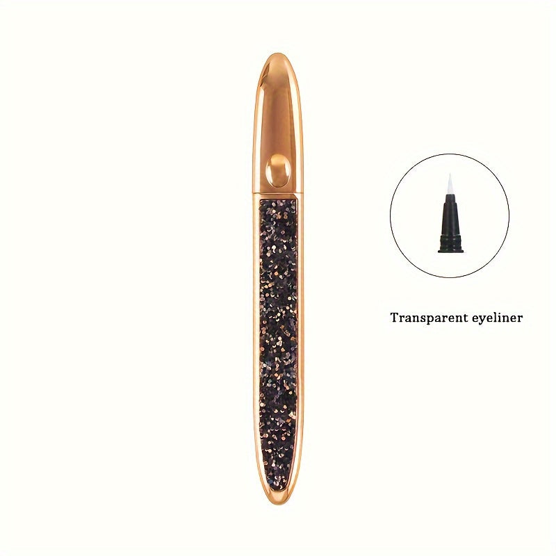 2-in-1 selbstklebender Eyeliner Stift-Luxus goldenes Design