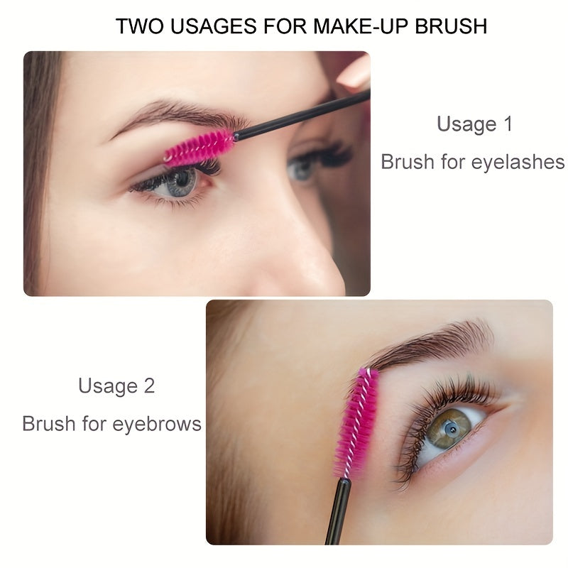 25 pcs Wimpernbürstenset - Flexible Mascara -Zauberstäbe