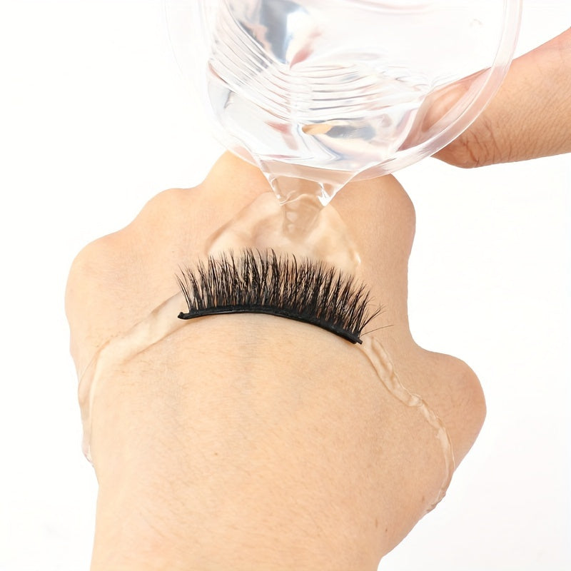 10 Paare selbstklebende Wimpern-Multi-Stil flauschiger Faux-Nerz
