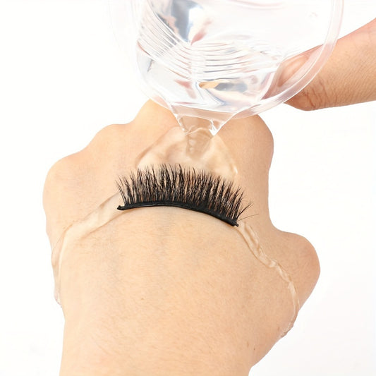 10 Paare selbstklebende Wimpern-Multi-Stil flauschiger Faux-Nerz