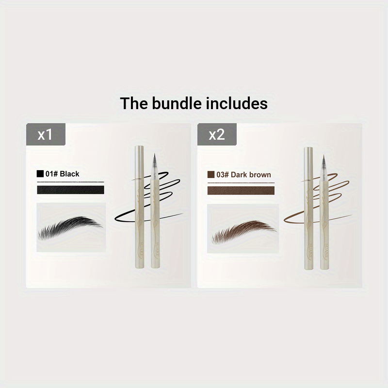 Ultra-feiner flüssiger Augenbrauenbleistift-0,01 mm Präzisionsspitze