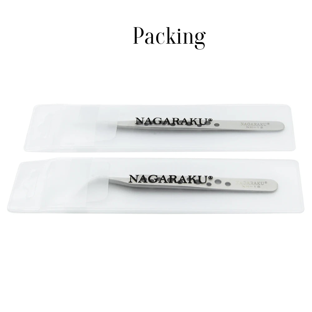 NAGARAKU Wimpern & Pinzetten-Set – 2 Paar + Werkzeug