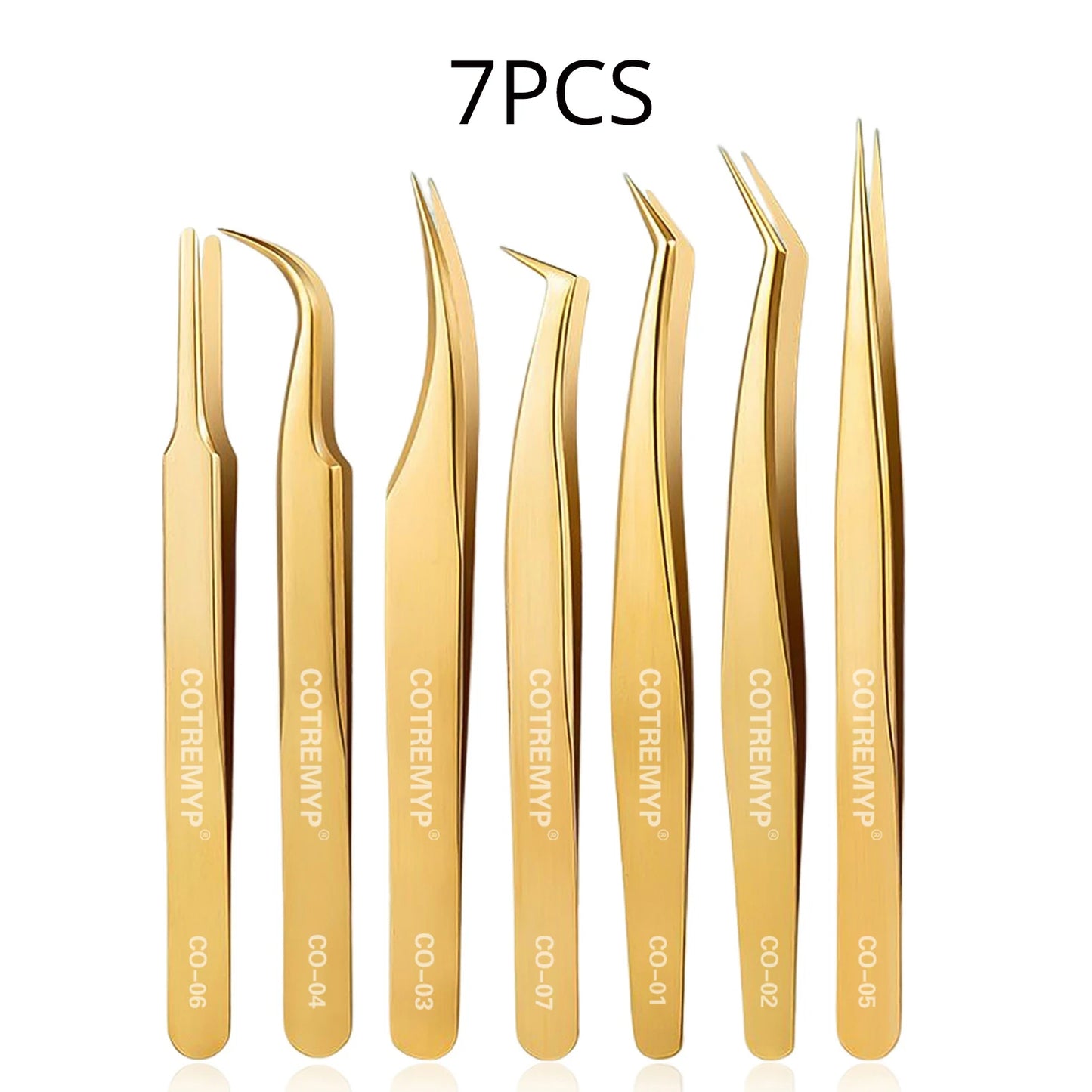 Precision Lash -Pinzetten - Werkzeug aus Edelstahl -Applikator