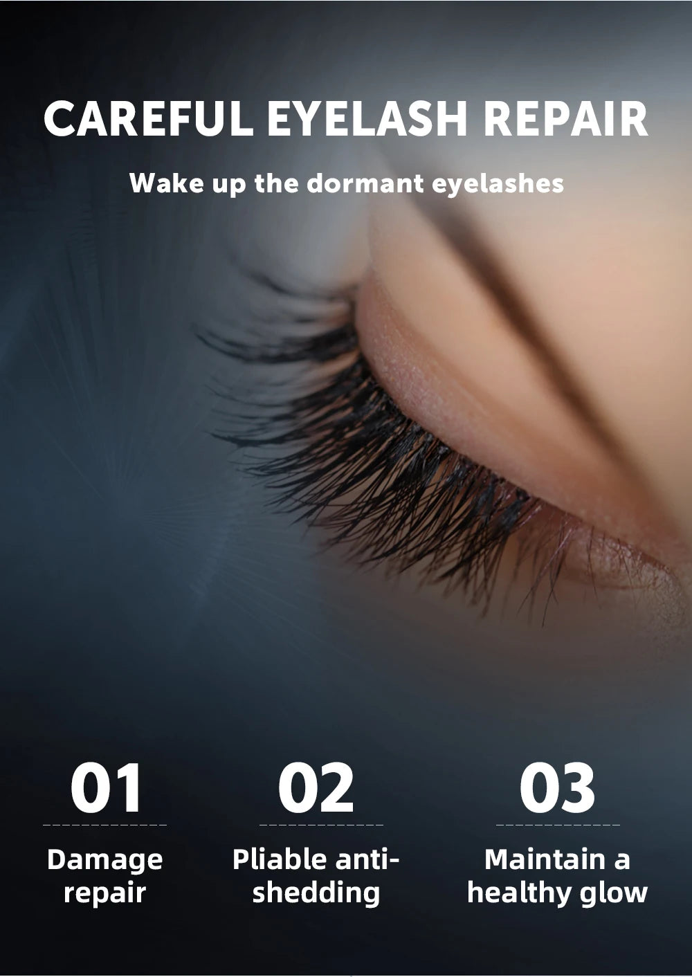 QiBest Wimpernwachstumsserum – Feuchtigkeitsspendend & Verlängerung