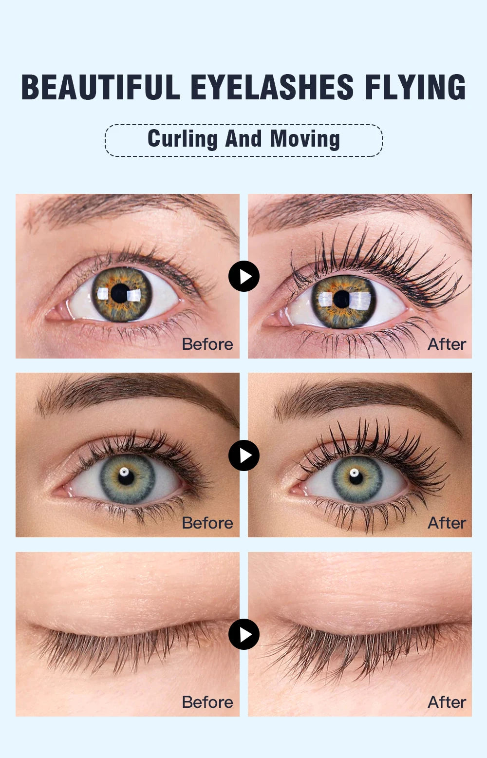 QiBest Wimpernwachstumsserum – Feuchtigkeitsspendend & Verlängerung