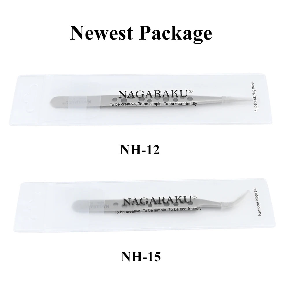 NAGARAKU Wimpern & Pinzetten-Set – 2 Paar + Werkzeug