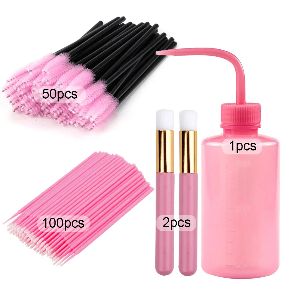 Wimpernverlängerungs-Zubehör-Set – Mikrobürsten & Zauberstäbe
