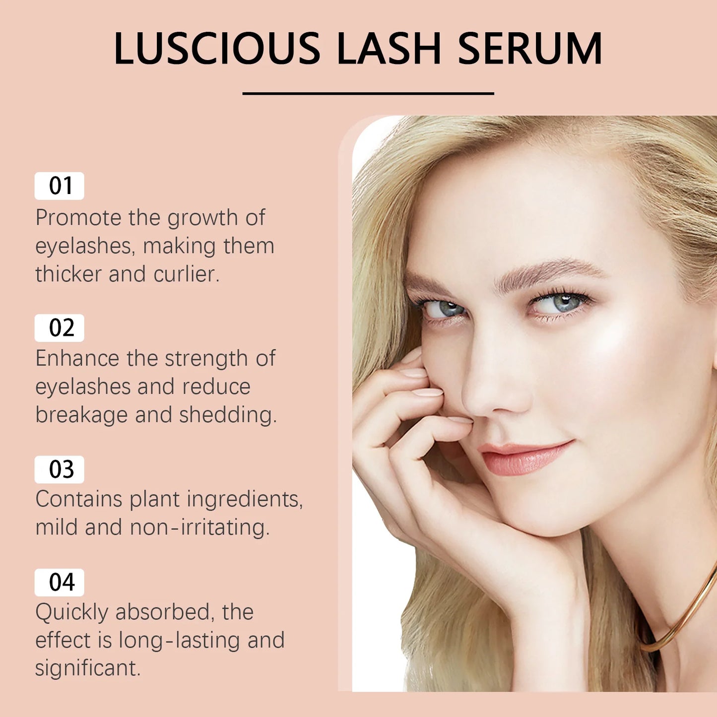 Wimpernwachstumsserum – Lifting & Nährende Formel