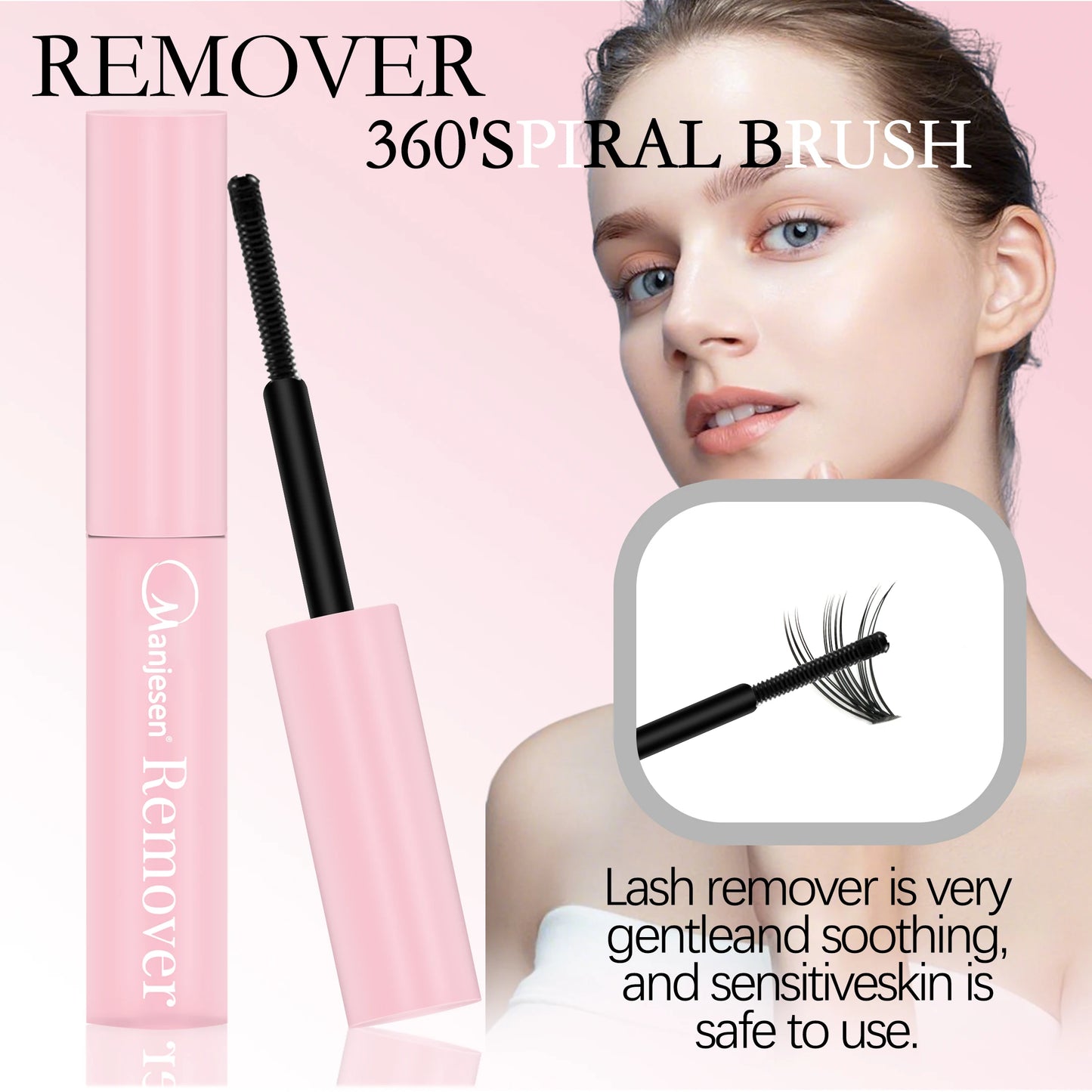 Wimpern Make-up Set – Bond & Versiegelung mit Klebstoffentferner + Pinzette
