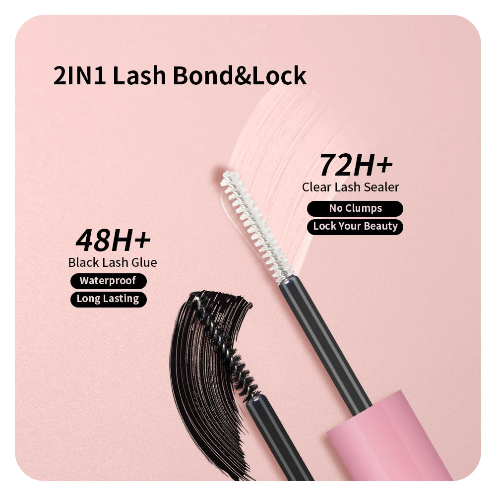 Annafris DIY Lash Extension Kit - 280pcs Cluster + Werkzeuge