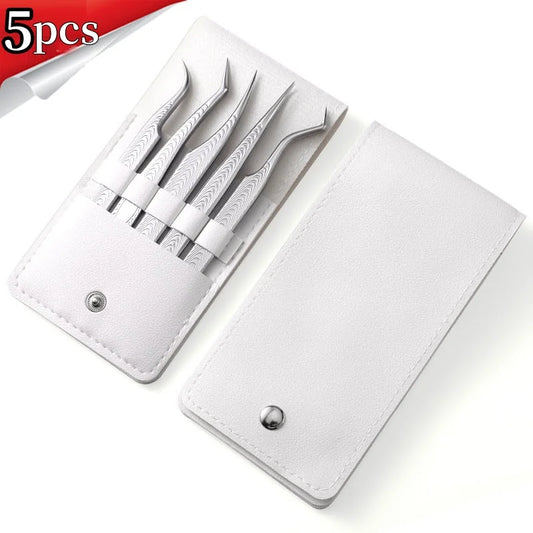5pcs Lash -Pinzetten -Set - Präzisionswerkzeuge für Erweiterungen