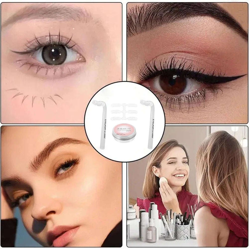 DIY Wimpernversiegelungsset – Untere Wimpernverlängerung & Eyeliner-Werkzeug
