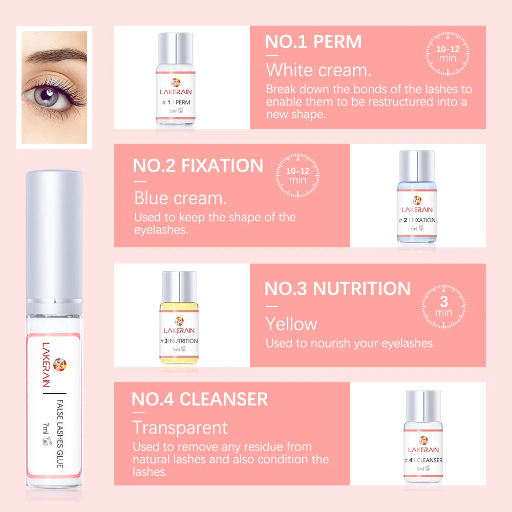 Lash Lift Kit – Langanhaltender Schwung & Dauerwellen-Set