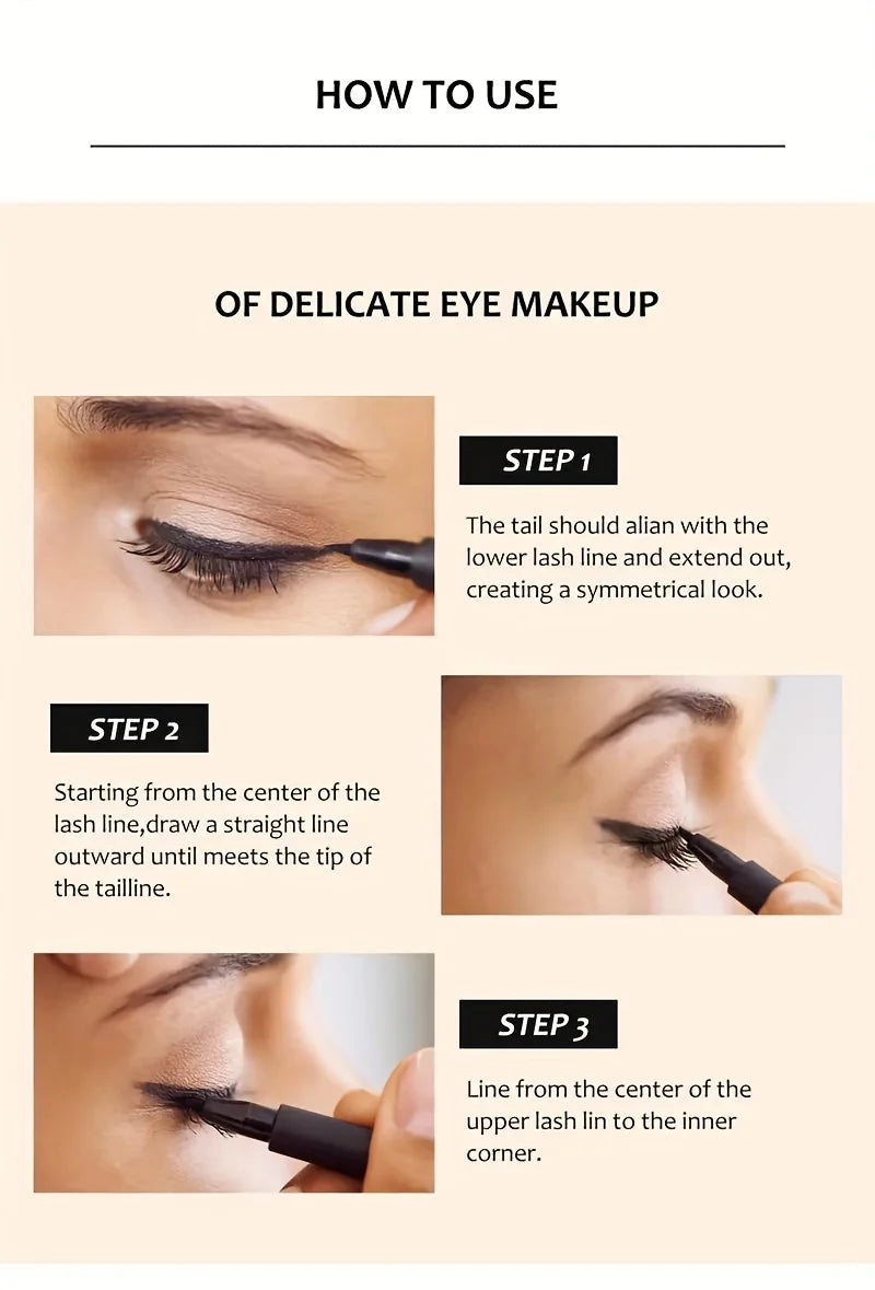 5-teiliges Flüssig-Eyeliner-Set – Wasserfest & Wischfest