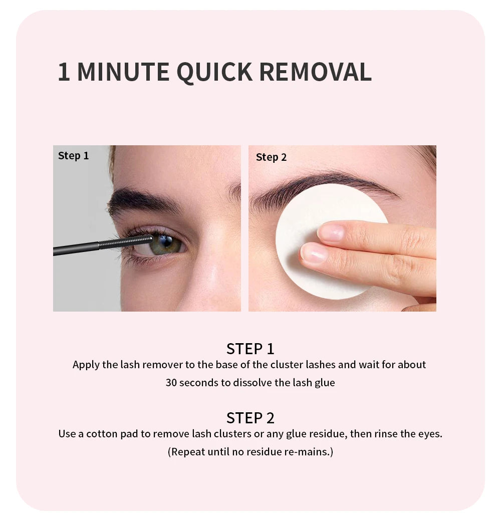 Annafris DIY Lash Extension Kit - 280pcs Cluster + Werkzeuge