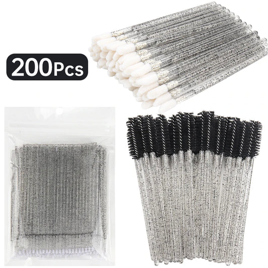 200-teiliges Wimpernverlängerungsset – Micro & Entfernungsbürsten
