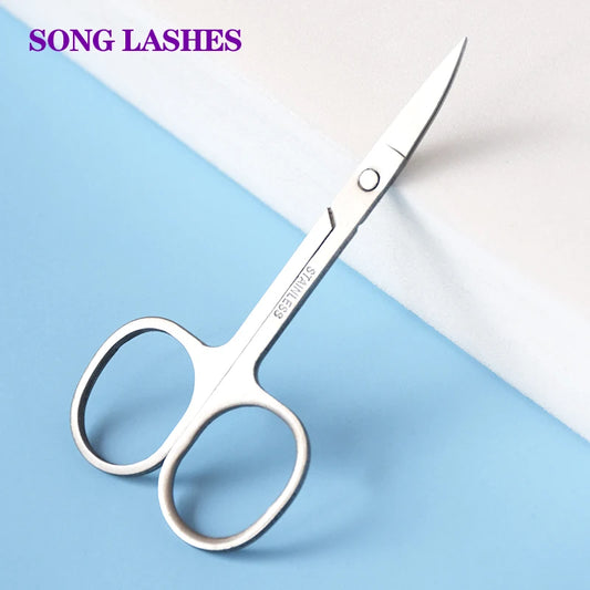 Song Lashes Edelstahlschere - Präzisions -Wimpernwerkzeug