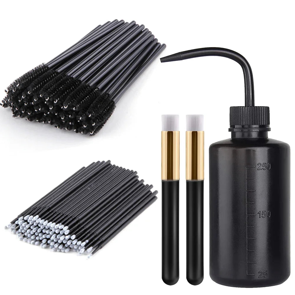 Wimpernverlängerungs-Zubehör-Set – Mikrobürsten & Zauberstäbe