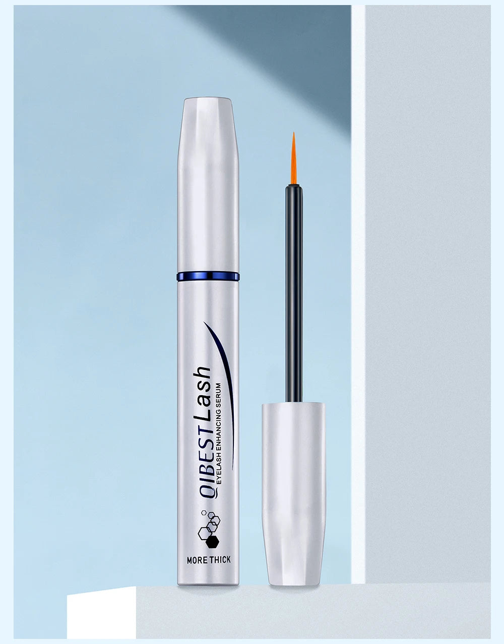 QiBest Wimpernwachstumsserum – Feuchtigkeitsspendend & Verlängerung