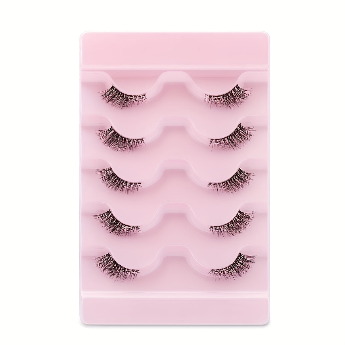 5/7 Paare halbe Augenwimpern - Natural Fluffy Faux Mink