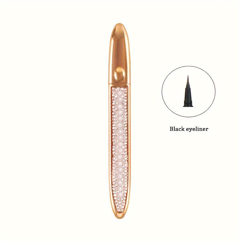 2-in-1 selbstklebender Eyeliner Stift-Luxus goldenes Design