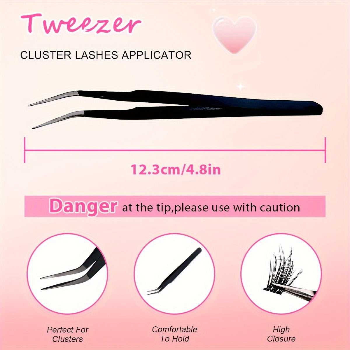 60pcs selbstkluster Cluster-Wimpern-wiederverwendbares DIY-Kit