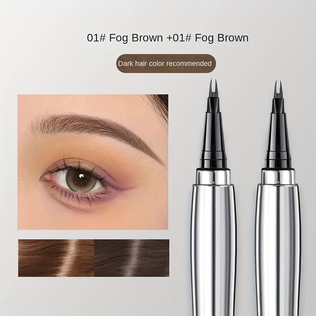Wasserdichtes Dual Gabel Eyebrow Stift-langlebige Definition