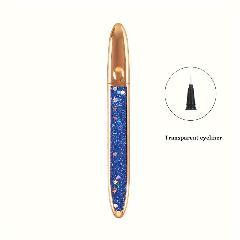 2-in-1 selbstklebender Eyeliner Stift-Luxus goldenes Design