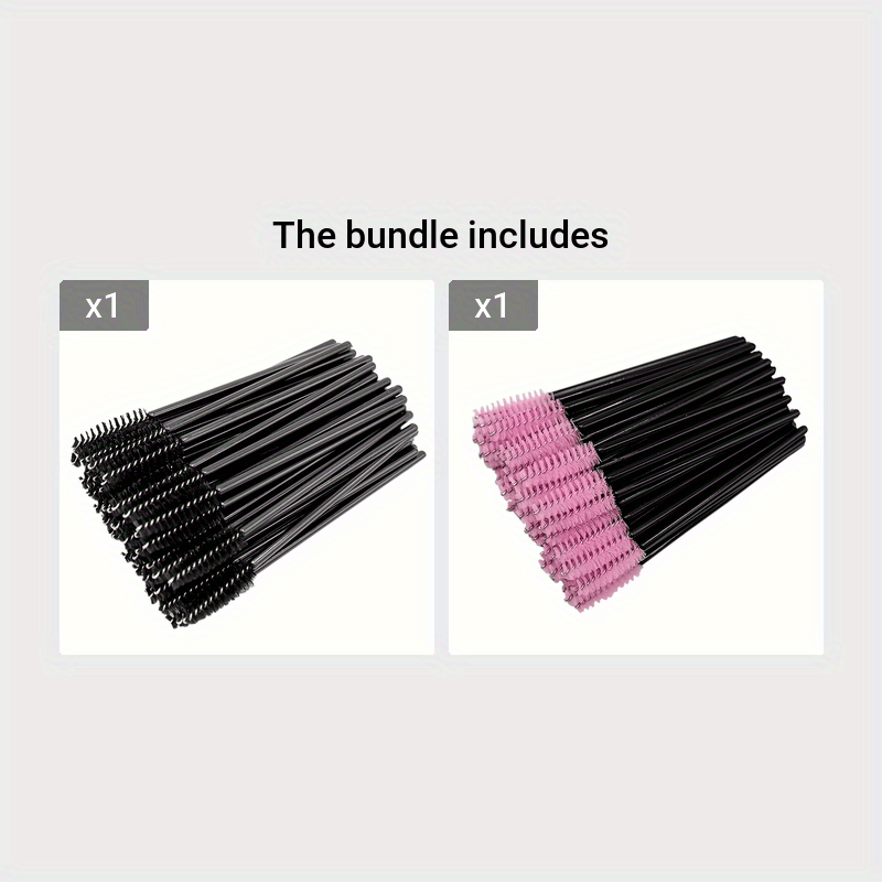 25 pcs Wimpernbürstenset - Flexible Mascara -Zauberstäbe
