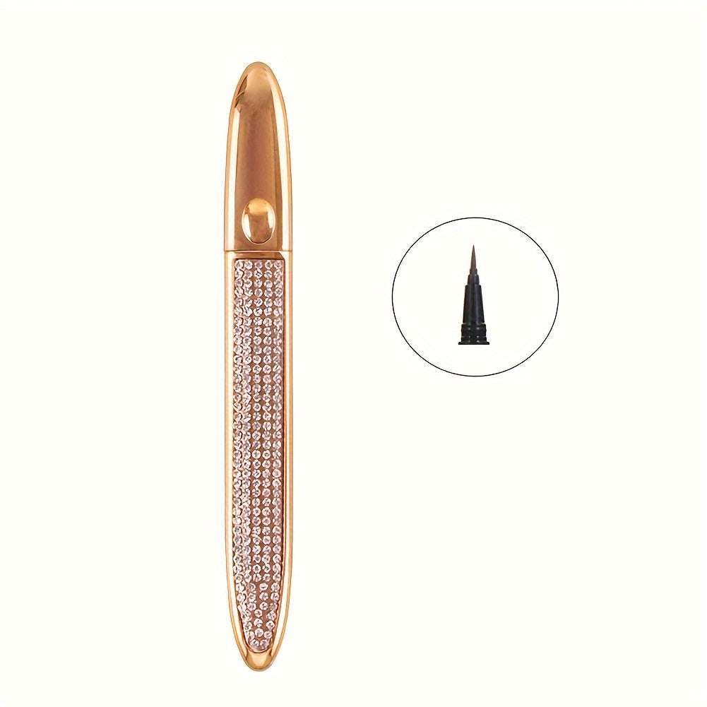 2-in-1 selbstklebender Eyeliner Stift-Luxus goldenes Design