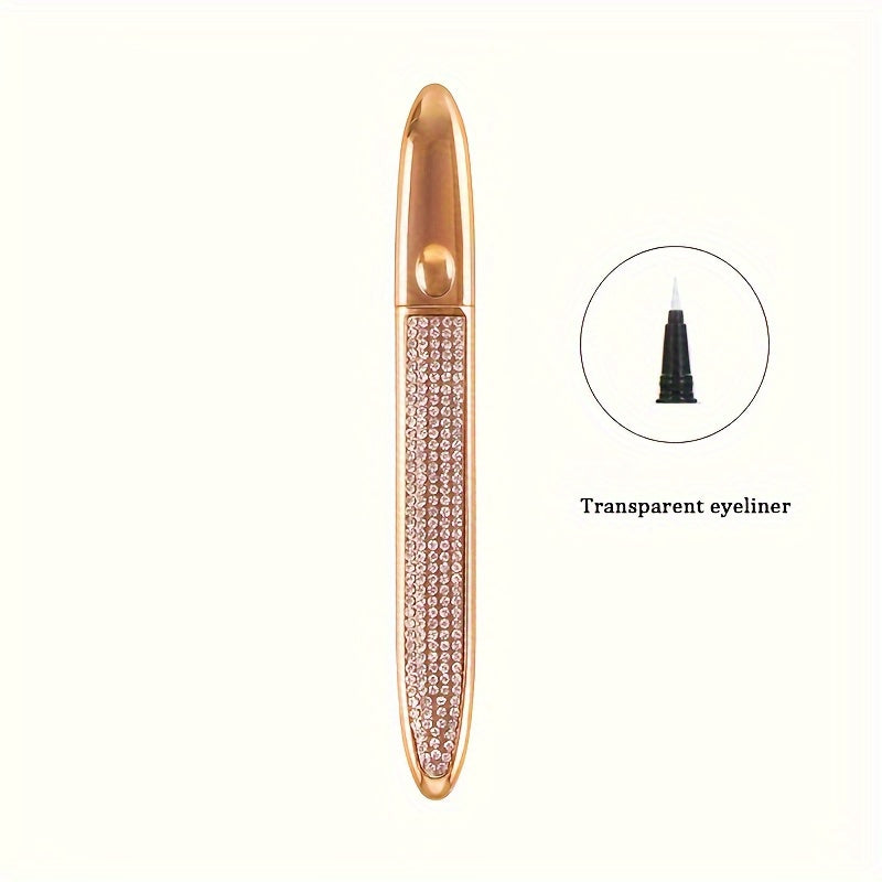 2-in-1 selbstklebender Eyeliner Stift-Luxus goldenes Design