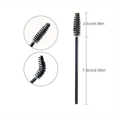 25 pcs Wimpernbürstenset - Flexible Mascara -Zauberstäbe
