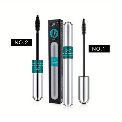 2-in-1 Doppelkopf-Mascara – Wasserfest & Volumengebend