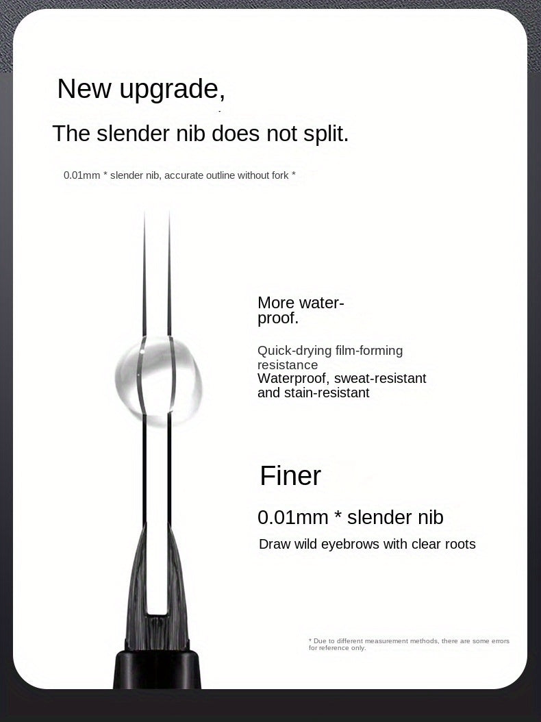 Wasserdichtes Dual Gabel Eyebrow Stift-langlebige Definition