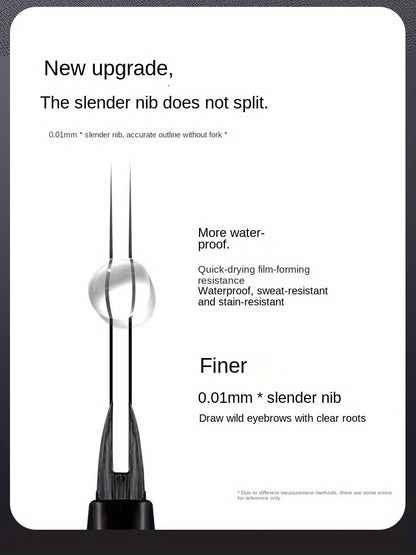 Wasserdichtes Dual Gabel Eyebrow Stift-langlebige Definition