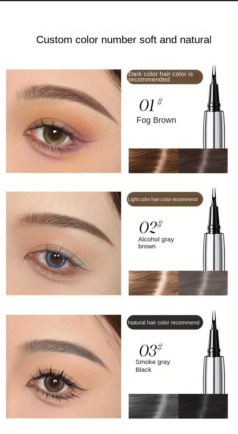 Wasserdichtes Dual Gabel Eyebrow Stift-langlebige Definition
