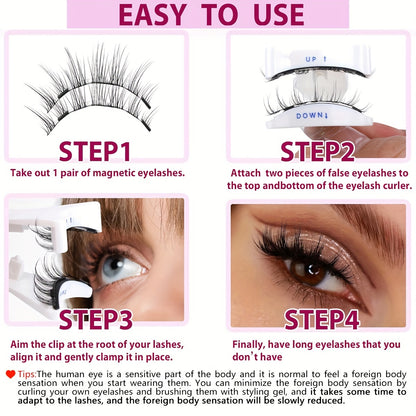 Magnetische False Lashes Kit - wiederverwendbar mit Applikator
