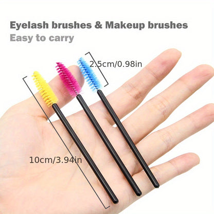 25 pcs Wimpernbürstenset - Flexible Mascara -Zauberstäbe