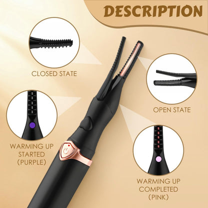 USB-aufladbare Wimpernzange – beheizt & Tragbar